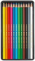 Kleurpotloden Caran d'Ache Swisscolor aquarel 12 stuks assorti-2