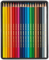 Kleurpotloden Caran d'Ache Swisscolor aquarel 18 stuks assorti-1