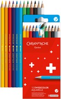 Kleurpotloden Caran D'ache aquarel doos à 12 stuks-2