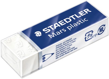 Gum Staedtler Mars 52650 65x23x10mm potlood wit