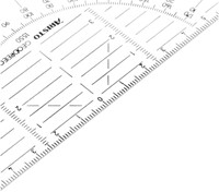 Geodriehoek Aristo 1550 160mm flexibel transparant-1