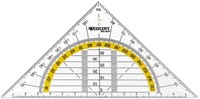 Geodriehoek Westcott 14cm transparant-2