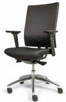 Bureaustoel Edition met Comfort Zitting en Rugleuning zwart - Oasis Zwart (9111)