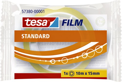 Plakband tesafilm® Standaard 10mx15mm transparant