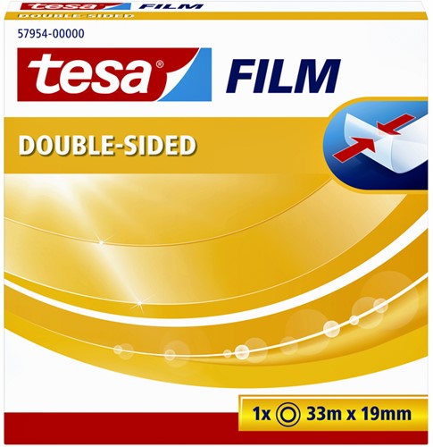 Dubbelzijdig plakband tesafilm® 33mx19mm transparant-2