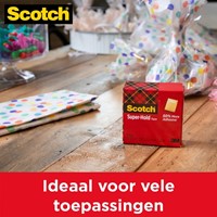 Plakband Scotch 700 Super Hold 19mmx25.4m transparant-3