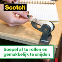 Plakband Scotch Magic 810 12mmx10m onzichtbaar  + plakbandhouder-3