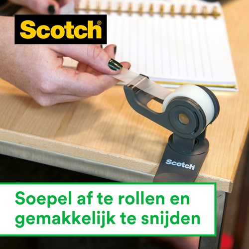 Plakband Scotch Magic 810 12mmx10m onzichtbaar  + plakbandhouder-3