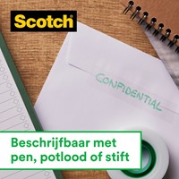 Plakband Scotch Magic 810 19mmx33m onzichtbaar transparant  4 rollen-1
