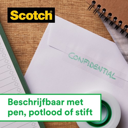 Plakband Scotch Magic 810 19mmx33m onzichtbaar transparant  4 rollen-1