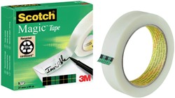 Plakband Scotch Magic 810 25mmx66m onzichtbaar mat