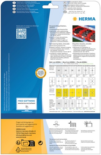 Etiket HERMA 4574 97X42.3mm folie wit 240 etiketten-3