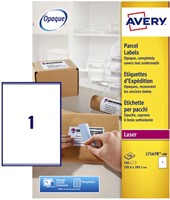 Etiket Avery L7167B-100 199.6x289.1mm blockout 100 etiketten