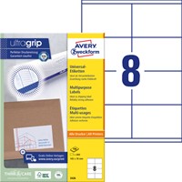 Etiket Avery Zweckform 3426 105x70mm wit 800stuks-2