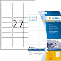 Naambadge etiket HERMA 4511 63.5x29.6mm wit-1
