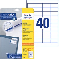 Etiket Avery Zweckform 4780 48.5x25.4mm wit 1000stuks-1
