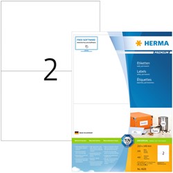 Etiket HERMA 4628 210x148mm A5 premium wit 400stuks