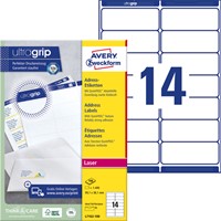 Etiket Avery L7163 99.1x38.1mm wit 1400 etiketten-2