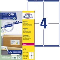 Etiket Avery L7169-100 99.1x139mm 400 etiketten-2