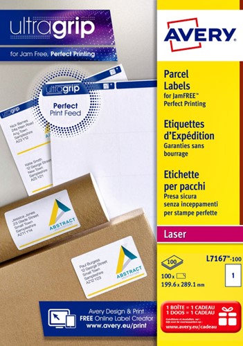 Etiket Avery L7167-100 199.6x289.1mm wit 100 stuks-2
