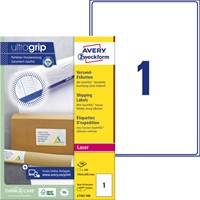 Etiket Avery L7167-100 199.6x289.1mm 100stuks wit-3