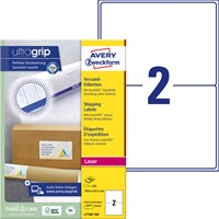 Etiket Avery L7168-100 199.6x143.5mm wit 200 etiketten-2