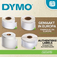 Etiket Dymo labelwriter 19831 28mmx89mm adres doos à 12 rol à 130 stuks-5