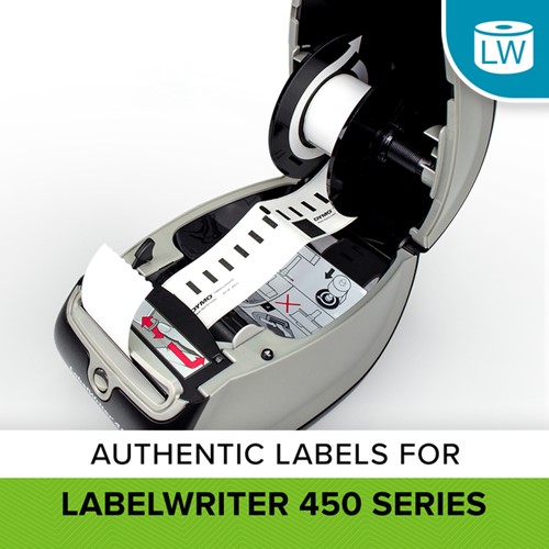 Etiket Dymo labelwriter 99014 54mmx101mm adres wit doos à 6 rol à 220 stuks-2