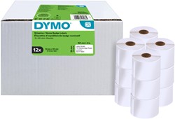 Etiket Dymo 13186 labelwriter 54x101mm adreslabel badge 2640stuks