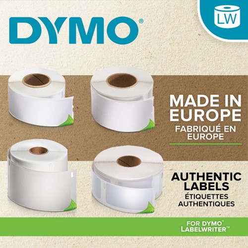 Etiket Dymo LabelWriter naamkaart 54x101mm 12 rollen á 220 stuks wit-3