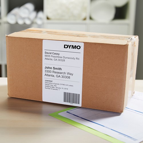 Etiket Dymo LabelWriter 5XL verzendlabel 104x159mm 1 rol á 220 stuks wit-6