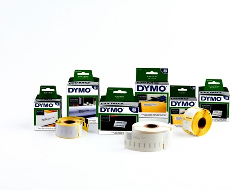Labeltape Dymo D1 45013 12mmx7m polyester zwart op wit doos à 10 stuks-7