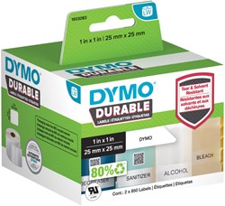 Etiket Dymo 1933083 labelwriter 25x25mm 1700 stuks