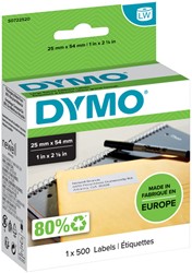 Etiket Dymo 11352 labelwriter 25x54mm retourlabel 500stuks