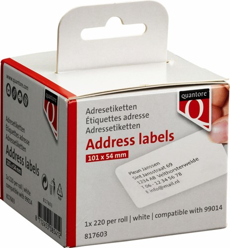 Labeletiket Quantore 99014 54x101mm badge wit-3