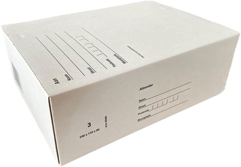 Postpakketbox IEZZY 3 240x170x80mm wit