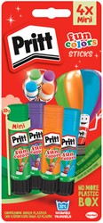 Lijmstift Pritt 10gr fun colors 1 blister à 4 stuks