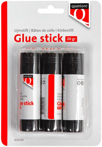 Lijmstift Quantore 3x20gr blister