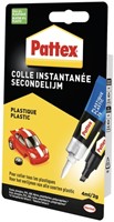 Secondelijm Pattex all plastic tube 2 gram op blister-2