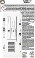 Secondelijm Pattex all plastic tube 2 gram op blister-3