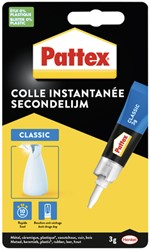 Secondelijm Pattex Classic tube 3gram op blister