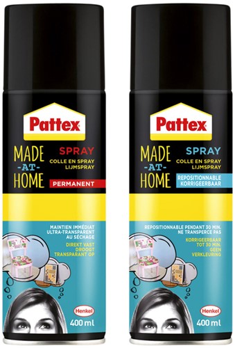 Lijmspray Pattex hobby spuitbus non-permanent 400ml-3