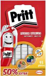 Buddies Pritt dubbelzijdige kleefpad poster blister à 95 stuks 50% gratis