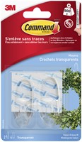 Haak Command middelgroot ovaal incl bevestigingsstrip 2 stuks-2