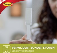 Bevestigingsstrip Command klik vast smal 5,4kg wit-1