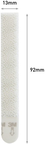 Bevestigingsstrip Command klik vast smal 5,4kg wit-2