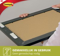 Bevestigingsstrip Command klik vast smal 5,4kg wit-3