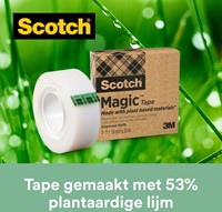 Plakband Scotch Magic 900 19mmx33m onzichtbaar mat 9 rollen-2