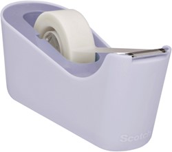 Plakbandhouder Scotch C18 lavendel + 1rol magic tape 19mmx33m