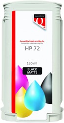 Inktcartridge Quantore alternatief tbv HP 72 C9403A mat zwart